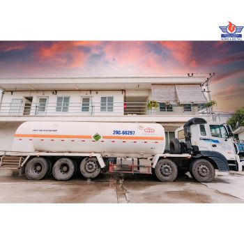 Oxy lỏng di động trên bồn xe Sitec chuyên dụng